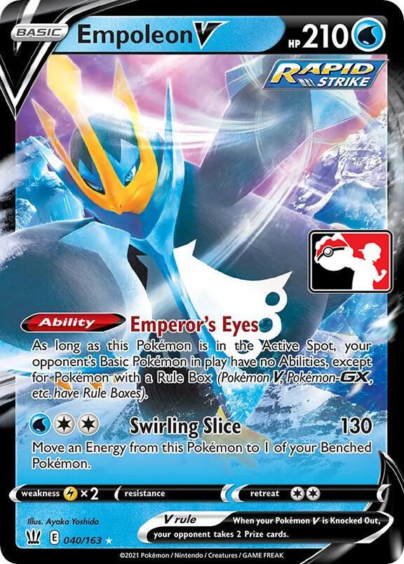 Battle Styles Empoleon V [Prize-Pack] Pokémon card